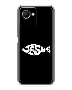 Чехол для Realme C30s с картинкой «Рыба Jesus» Чехол для Realme C30s с картинкой «Рыба Jesus»