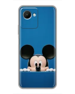 Чехол для Realme C30s с картинкой «Микки выглядывает» Чехол для Realme C30s с картинкой «Микки выглядывает»
