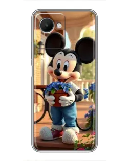 Чехол для Realme C30s с картинкой «Микки садовод» Чехол для Realme C30s с картинкой «Микки садовод»