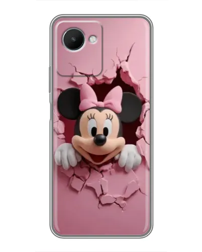 Чехол для Realme C30s с картинкой «Минни сквозь стену»