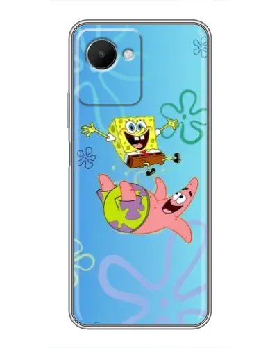 Чохол для Realme C30s з картинкою «Спанч Боб та Патрік» Чохол для Realme C30s з картинкою «Спанч Боб та Патрік»