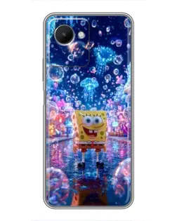 Чохол для Realme C30s з картинкою «Неоновий океан»