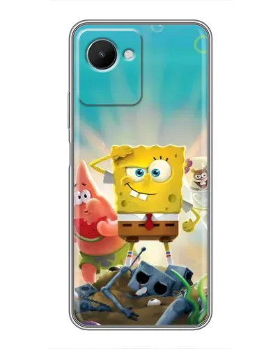 Чохол для Realme C30s з картинкою «Спанч Боб переможець» Чохол для Realme C30s з картинкою «Спанч Боб переможець»