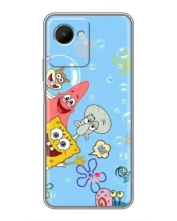 Чохол для Realme C30s з картинкою «Веселі бульбашки»