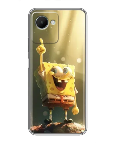 Чохол для Realme C30s з картинкою «Сяючий Спанч Боб» Чохол для Realme C30s з картинкою «Сяючий Спанч Боб»