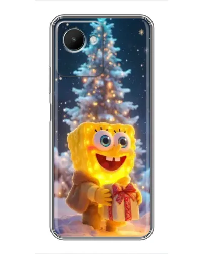 Чохол для Realme C30s з картинкою «Різдвяний Спанч Боб» Чохол для Realme C30s з картинкою «Різдвяний Спанч Боб»