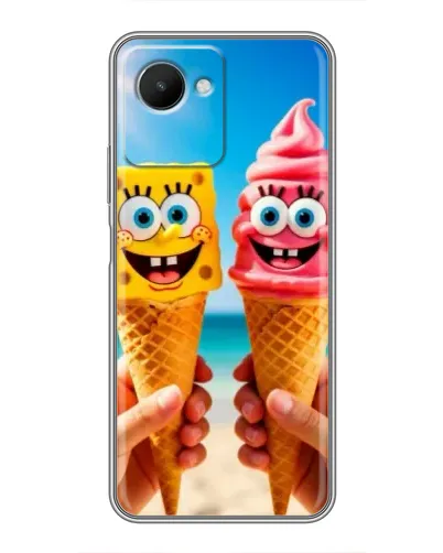 Чохол для Realme C30s з картинкою «Спанч Боб морозиво» Чохол для Realme C30s з картинкою «Спанч Боб морозиво»