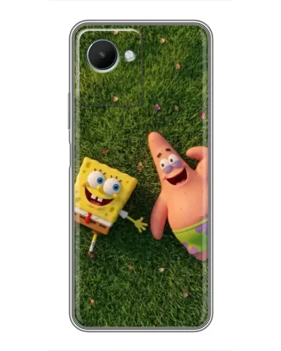 Чехол для Realme C30s с картинкой «Друзья на лужайке» Чехол для Realme C30s с картинкой «Друзья на лужайке»
