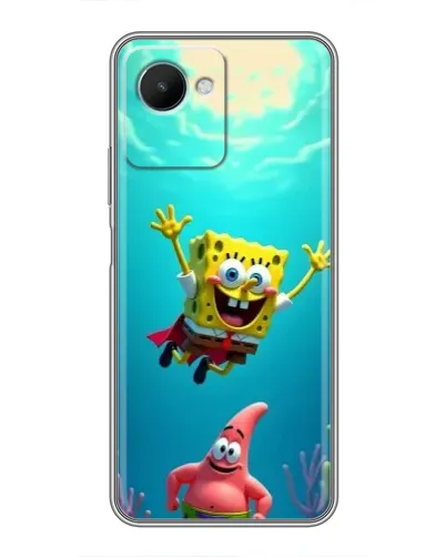 Чехол для Realme C30s с картинкой «Спанч Боб под водой» Чехол для Realme C30s с картинкой «Спанч Боб под водой»
