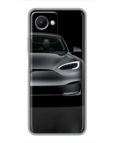 Чехол для Realme C30s с картинкой «Tesla Model S Look»