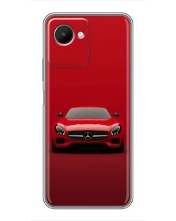 Чехол для Realme C30s с картинкой «Красный Mercedes AMG» Чехол для Realme C30s с картинкой «Красный Mercedes AMG»