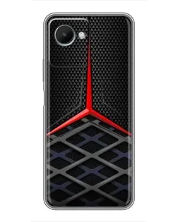 Чехол для Realme C30s с картинкой «Mercedes Carbon Grid» Чехол для Realme C30s с картинкой «Mercedes Carbon Grid»