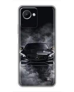 Чехол для Realme C30s с картинкой «Mercedes в дыму» Чехол для Realme C30s с картинкой «Mercedes в дыму»