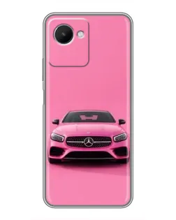 Чехол для Realme C30s с картинкой «Розовый Mercedes AMG» Чехол для Realme C30s с картинкой «Розовый Mercedes AMG»