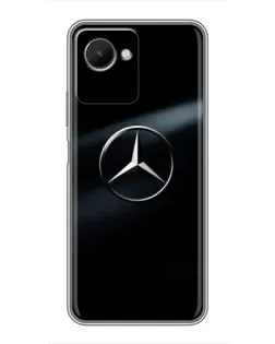 Чехол для Realme C30s с картинкой «Mercedes на металле» Чехол для Realme C30s с картинкой «Mercedes на металле»