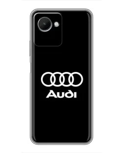 Чехол для Realme C30s с картинкой «Классическое лого Audi»