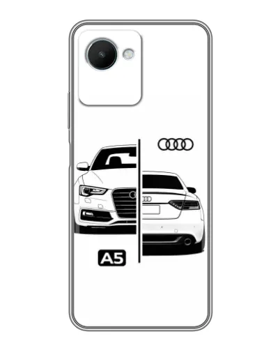 Чохол для Realme C30s з картинкою «Audi — контрастний дизайн» Чохол для Realme C30s з картинкою «Audi — контрастний дизайн»