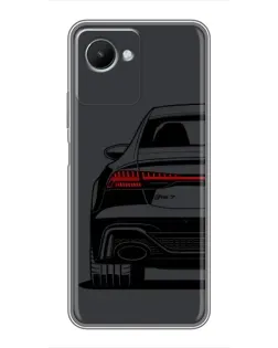 Чохол для Realme C30s з картинкою «Задня частина Audi — арт»