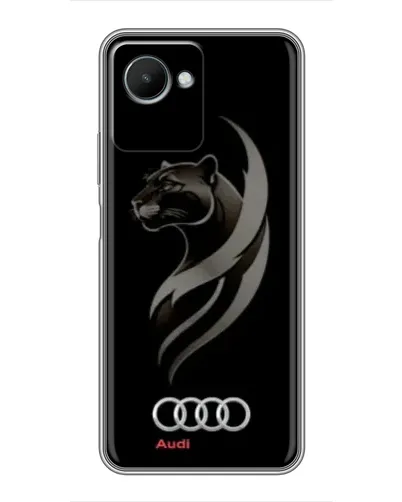 Чохол для Realme C30s з картинкою «Графіка — пантера та Audi» Чохол для Realme C30s з картинкою «Графіка — пантера та Audi»