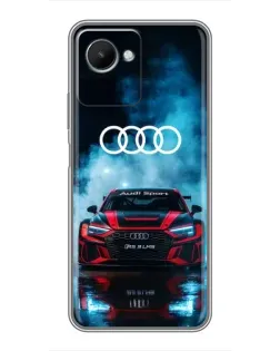 Чохол для Realme C30s з картинкою «Audi Sport — неон»