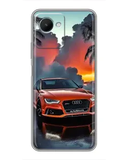 Чохол для Realme C30s з картинкою «Audi — захід сонця»