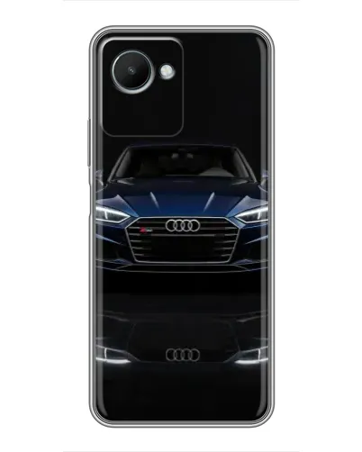Чохол для Realme C30s з картинкою «Audi — нічне відображення» Чохол для Realme C30s з картинкою «Audi — нічне відображення»
