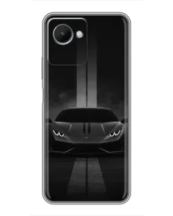 Чехол для Realme C30s с картинкой «Lamborghini симметрия дорог» Чехол для Realme C30s с картинкой «Lamborghini симметрия дорог»