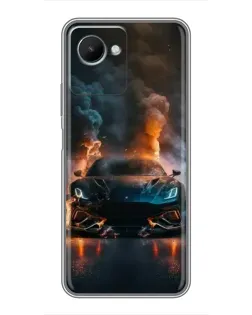 Чехол для Realme C30s с картинкой «Lamborghini дымная эстетика» Чехол для Realme C30s с картинкой «Lamborghini дымная эстетика»