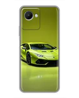 Чехол для Realme C30s с картинкой «Салатовый Lamborghini Huracan» Чехол для Realme C30s с картинкой «Салатовый Lamborghini Huracan»