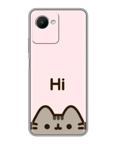 Чохол для Realme C30s з картинкою «Пушин каже Hi» Чохол для Realme C30s з картинкою «Пушин каже Hi»