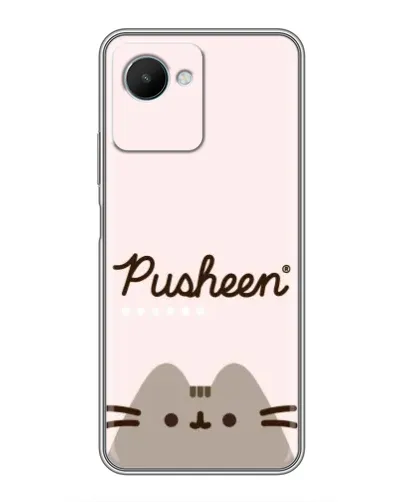 Чохол для Realme C30s з картинкою «Pusheen логотип» Чохол для Realme C30s з картинкою «Pusheen логотип»