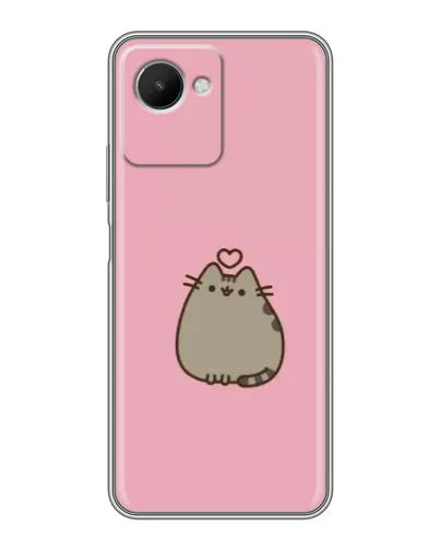 Чохол для Realme C30s з картинкою «Pusheen серце» Чохол для Realme C30s з картинкою «Pusheen серце»