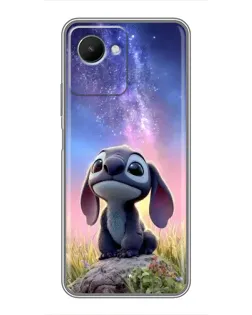 Чехол для Realme C30s с картинкой «Стич на рассвете» Чехол для Realme C30s с картинкой «Стич на рассвете»