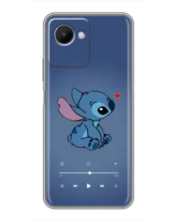 Чехол для Realme C30s с картинкой «Музыкальный Stitch» Чехол для Realme C30s с картинкой «Музыкальный Stitch»