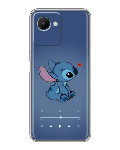 Чехол для Realme C30s с картинкой «Музыкальный Stitch» Чехол для Realme C30s с картинкой «Музыкальный Stitch»