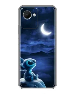 Чехол для Realme C30s с картинкой «Лунная ночь Стича» Чехол для Realme C30s с картинкой «Лунная ночь Стича»