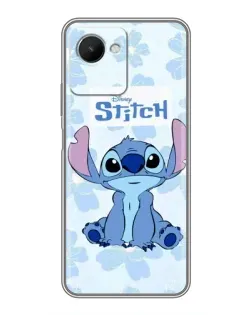 Чехол для Realme C30s с картинкой «Stitch среди цветов» Чехол для Realme C30s с картинкой «Stitch среди цветов»