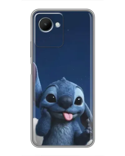 Чехол для Realme C30s с картинкой «Стич в облаках» Чехол для Realme C30s с картинкой «Стич в облаках»