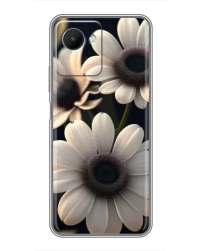 Чехол для Realme C30s с картинкой «Белые маргаритки макро» Чехол для Realme C30s с картинкой «Белые маргаритки макро»