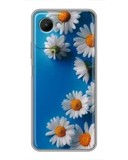 Чехол для Realme C30s с картинкой «Белоснежные маргаритки» Чехол для Realme C30s с картинкой «Белоснежные маргаритки»