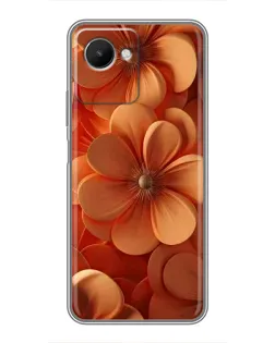 Чехол для Realme C30s с картинкой «Оранжевый макро цветок» Чехол для Realme C30s с картинкой «Оранжевый макро цветок»