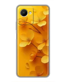 Чехол для Realme C30s с картинкой «Золотые лепестки» Чехол для Realme C30s с картинкой «Золотые лепестки»