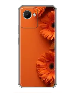 Чехол для Realme C30s с картинкой «Оранжевые герберы» Чехол для Realme C30s с картинкой «Оранжевые герберы»