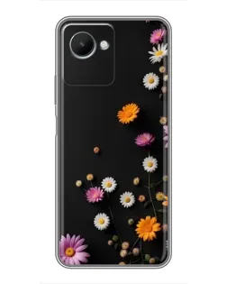 Чехол для Realme C30s с картинкой «Цветочная композиция» Чехол для Realme C30s с картинкой «Цветочная композиция»