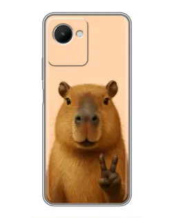 Чохол для Realme C30s з картинкою «Капібара вікторія» Чохол для Realme C30s з картинкою «Капібара вікторія»
