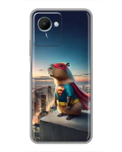 Чохол для Realme C30s з картинкою «Капі-мен супергерой» Чохол для Realme C30s з картинкою «Капі-мен супергерой»