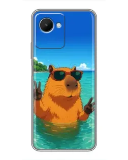 Чохол для Realme C30s з картинкою «Морська капібара» Чохол для Realme C30s з картинкою «Морська капібара»