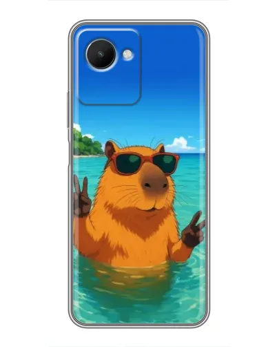 Чохол для Realme C30s з картинкою «Морська капібара» Чохол для Realme C30s з картинкою «Морська капібара»