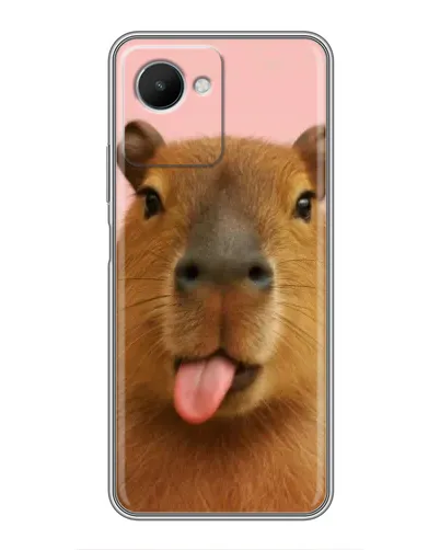Чохол для Realme C30s з картинкою «Капібара з язиком» Чохол для Realme C30s з картинкою «Капібара з язиком»