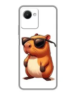 Чохол для Realme C30s з картинкою «Капібара в окулярах» Чохол для Realme C30s з картинкою «Капібара в окулярах»